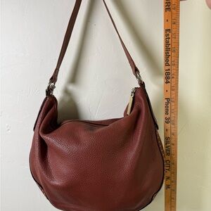 Michael Kors Brooklyn grommet leather shoulder bag